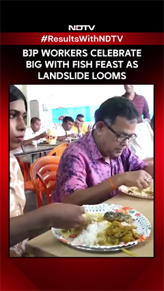 BJP Workers Celebrate With Fish Feast as Landslide Looms | Bengal Elections 2026