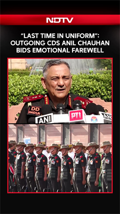 &ldquo;Last Time In Uniform&rdquo;: Outgoing CDS Anil Chauhan Bids  Emotional Farewell