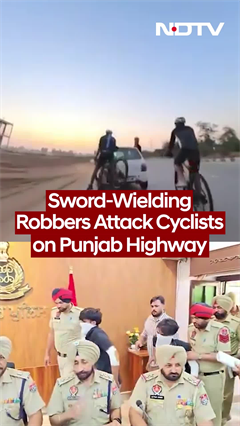 Punjab Police Arrest Sword-Wielding Robbers After Attack On Cyclists