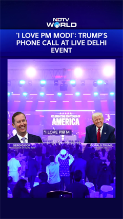 &lsquo;I Love India And PM Modi&rsquo;: Trump&rsquo;s Surprise Call During US Event In Delhi