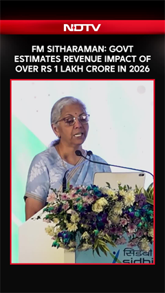 FM Sitharaman: Govt Estimates Revenue Impact Of Over Rs 1 Lakh Crore In 2026