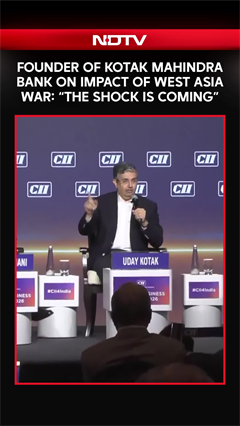 Middle East War | Uday Kotak Warns &ldquo;Big Shock&rdquo; From Middle East War Yet To Hit Consumers