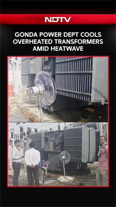 Gonda Power Department Cools Overheated Transformers Amid Heatwave