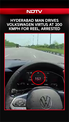 Hyderabad Man Drives Volkswagen Virtus At 200 Kmph For Social Media Reel, Arrested