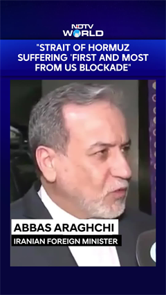 Iran FM: "Strait Of Hormuz Suffering First And Most From US blockade"