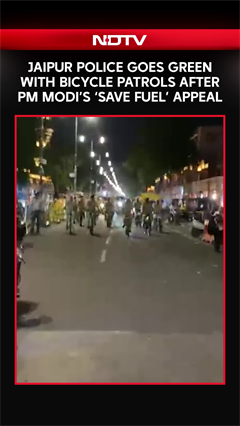 Jaipur Police Goes Green With Bicycle Patrols After PM Modi's 'Save Fuel' Appeal