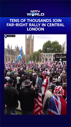 Far-Right Rally, Pro-Palestine March Clash In London Amid Massive Security
