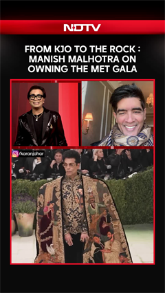 From Karan Johar To The Rock : Manish Malhotra On Owning The Met Gala 2026