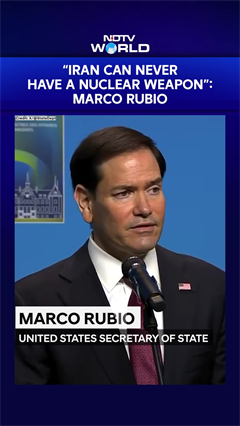 &ldquo;Iran Can Never Have a Nuclear Weapon&rdquo;: Marco Rubio