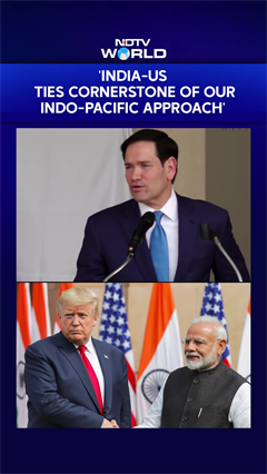 'India-US Ties Cornerstone Of Our Indo-Pacific Approach': US Secretary Of State Marco Rubio