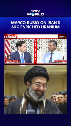 Marco Rubio In India | Marco Rubio On Iran's 60% Enriched Uranium: 'We'll Solve It One Way Or Another'
