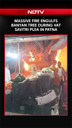 Massive Fire Breaks Out At Banyan Tree During Vat Savitri Puja In Bihar&rsquo;s Patna