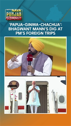 'Papua-Ginwa-Chachua': Bhagwant Mann's Dig At PM Modi's Foreign Trips