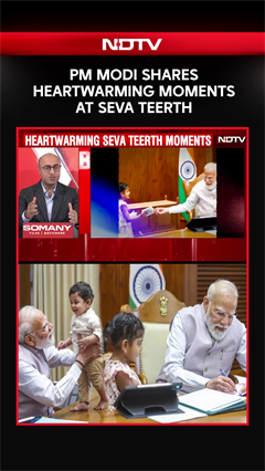 PM Modi News | PM Modi's 'Little Friends': Heartwarming Moments At Seva Teerth