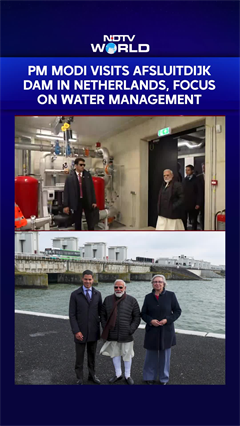PM Modi Visits Afsluitdijk Dam In Netherlands, Focus On Water Management