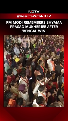 PM Modi Remembers Shyama Prasad Mukherjee After 'Bengal Win'