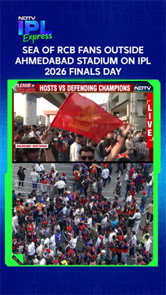 IPL 2026 Final | Sea Of RCB Fans Outside Ahmedabad Stadium On IPL 2026 Finals Day