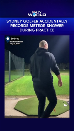 Caught On Cam: Sydney Golfer Accidentally Captures Stunning Meteor Shower During Practice