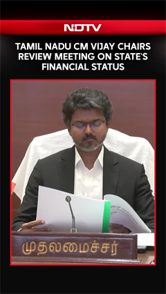 Vijay Chairs Review Meeting On State's Financial Status