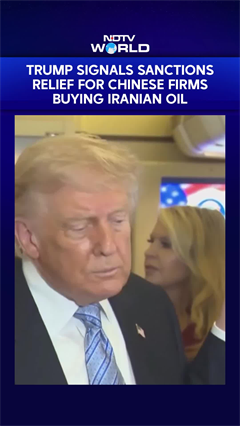 Trump News | Trump Hints At Sanctions Relief For Chinese Firms Buying Iranian Oil