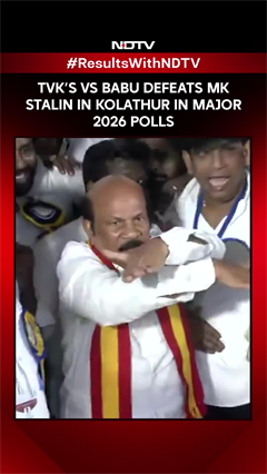 TVK&rsquo;s VS Babu Defeats MK Stalin In Kolathur In Major 2026 Polls