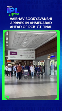 IPL 2026 Final: Vaibhav Sooryavanshi Arrives In Ahmedabad Ahead Of RCB - GT Clash