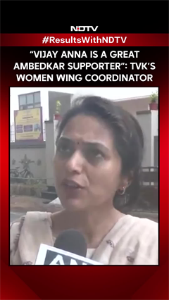 "Vijay Anna Is A Great Ambedkar Supporter": TVK's Women Wing Coordinator Dr Spoorthi Arun