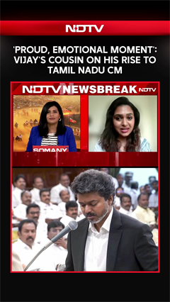 'Proud, Emotional Moment': Vijay's Cousin On His Rise To Tamil Nadu CM