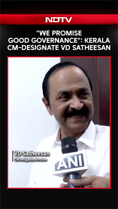 Kerala Chief Minister | "We Promise Good Governance": Kerala CM-Designate VD Satheesan