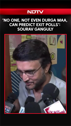 "Not Even Mamata Di, Modi Ji, Or Durga Maa Can Predict Exit Polls": Sourav Ganguly