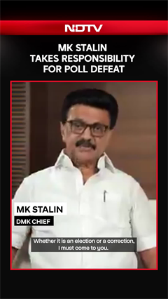 MK Stalin News | MK Stalin Takes Full Responsibility For Poll Loss