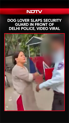 Video Viral: Dog Lover Slaps Security Guard In Front Of Delhi Police