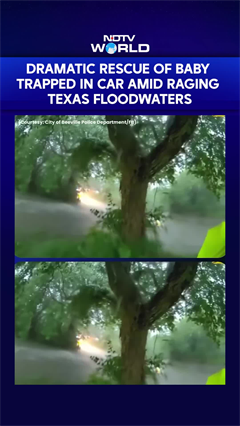 Dramatic Rescue of Baby Trapped In Car Amid Raging Texas Floodwaters Goes Viral