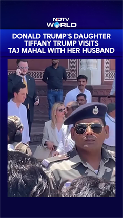 Tiffany Trump | Donald Trump's Daughter Tiffany Trump Visits Taj Mahal With Husband