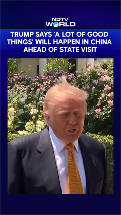 Trump Says &lsquo;Great Things Will Happen&rsquo; Ahead Of China Visit