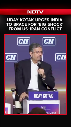 "Prepare For The Worst": Uday Kotak Urges India To Brace for 'Big Shock' From US-Iran War