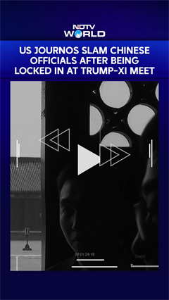Chaos at Trump-Xi Meet: US Reporters Slams Chinese Officials After Being Locked In Dark Room