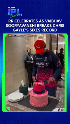 Rajasthan Royals Celebrate as Vaibhav Sooryavanshi Breaks Chris Gayle&rsquo;s Sixes Record