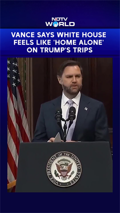 JD Vance Says He Feels Like 'Macaulay Culkin In Home Alone' During Trump's Diplomatic Trips