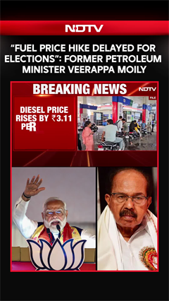 "Fuel Price Hike Delayed For Elections": Former Petroleum Minister Veerappa Moily