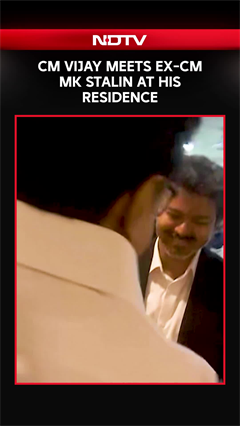 Vijay Meets Stalin | Tamil Nadu Chief Minister Vijay Meets Ex-CM MK Stalin At His Home