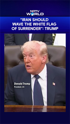 &ldquo;Iran Should Wave The White Flag Of Surrender&rdquo;: Trump Warns Iran