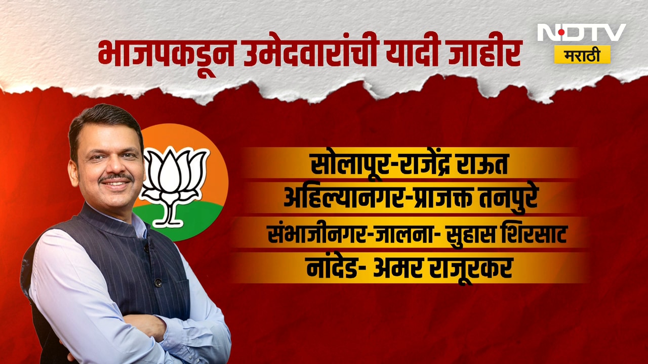 सर्वात मोठी बातमी| BJP ची Vidhan Parishad निवडणुकीसाठीची यादी जाहीर; 'या' दिग्गज नेत्यांना संधी