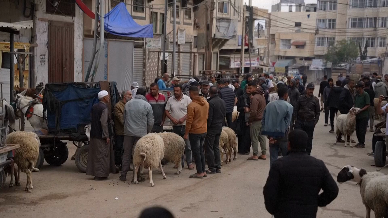 Gaza Eid celebration: खंडहर गाजा में कैसे मन रही है बकरीद, 1 किलो मांस तक नहीं खरीद पा रहे मुस्लिम