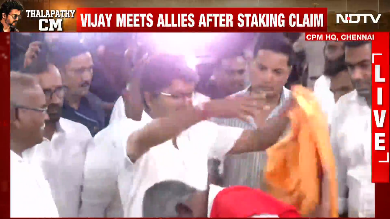 Vijay Meets CPM Leaders After Securing Crucial Support to Form Government