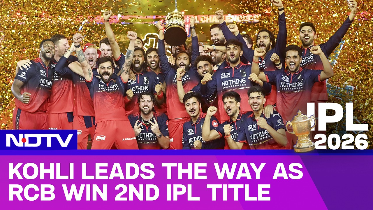Virat Kohli Leads The Way As RCB Lift IPL Trophy For The 2nd Consecutive Year