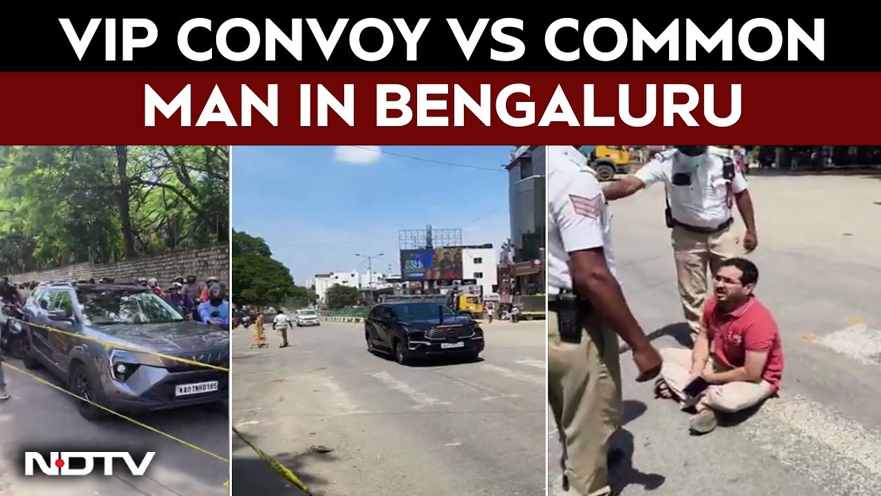 Bengaluru Man Protests Governor's Convoy After Traffic Halt Delays Pregnant Wife