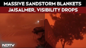 Rajasthan News | Massive Sandstorm Blankets Jaisalmer, Visibility Drops