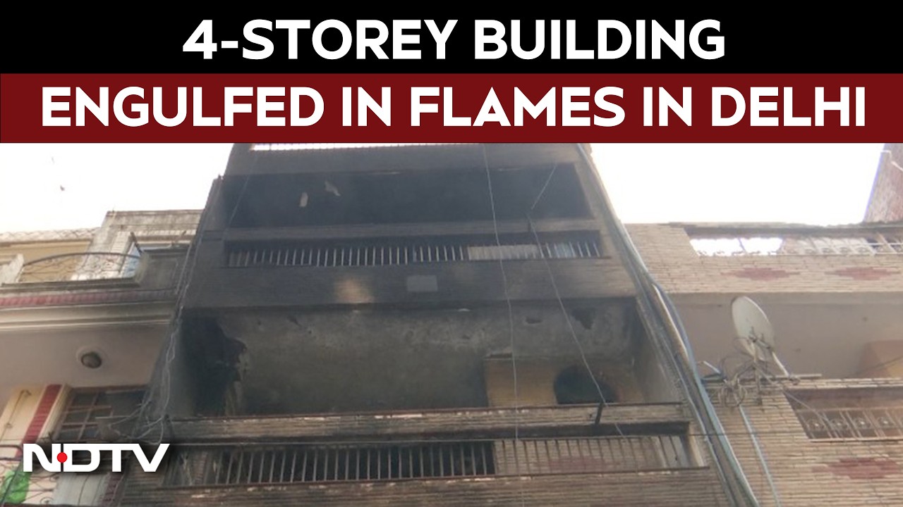 Delhi News | Fire Breaks Out In 4-Storey Building In Delhi, No Major Injuries