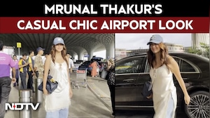 Bollywood News | Mrunal Thakur Spotted In A Casual Chic Look, Turns Heads with Her Airport Style